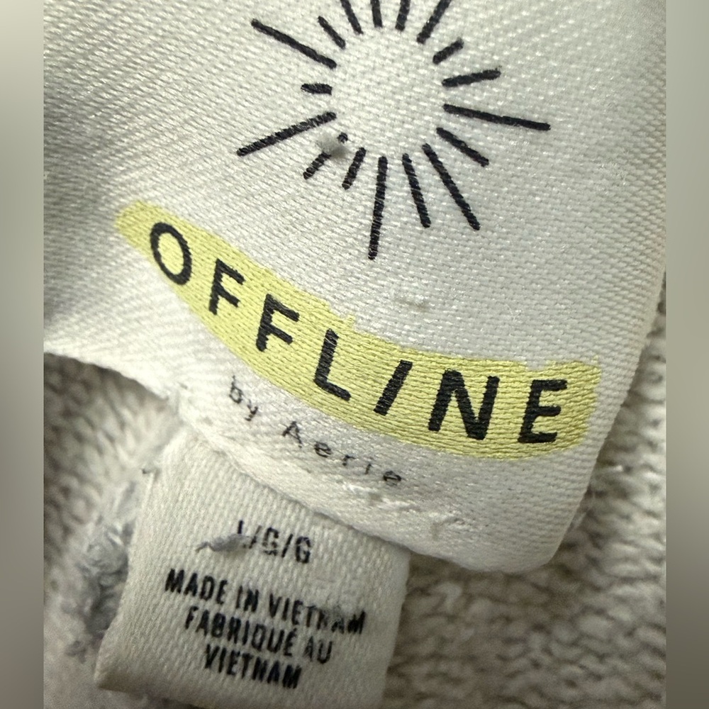 Aerie Light Gray Joggers - Picture 8 of 9